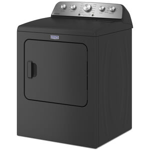 Maytag 29 in. 7.0 cu. ft. Gas Dryer with Steam Cycle & Sensor Dry - Volcano Black, Volcano Black, hires