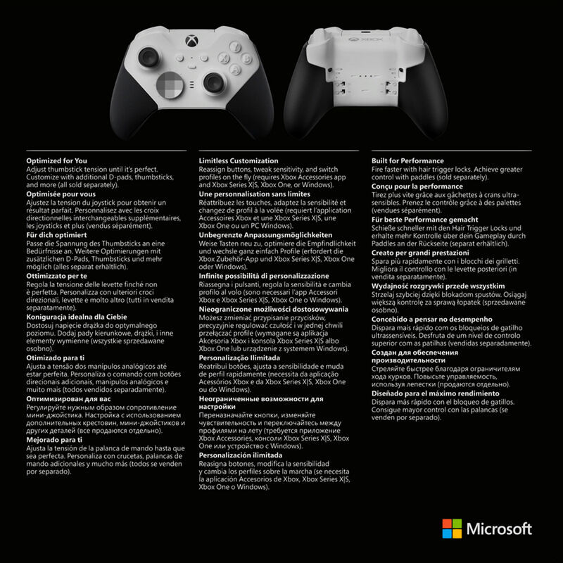 Xbox Elite Series 2 Core Wireless Gaming Controller – White – Xbox Series  X|S, Xbox One, Windows PC, Android, and iOS