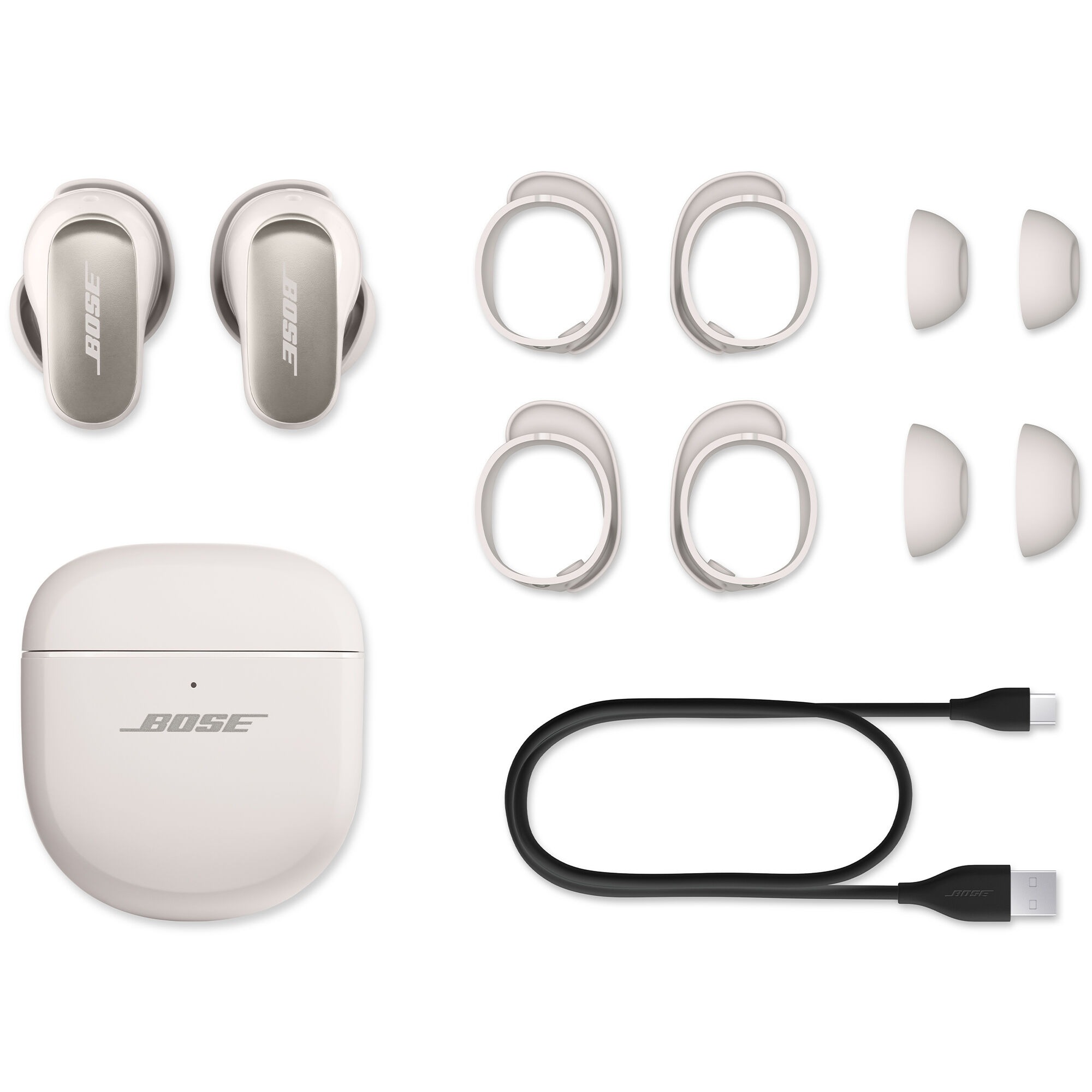 New Bose Quiet Comfort Ultra Earbuds - White | P.C. Richard & Son
