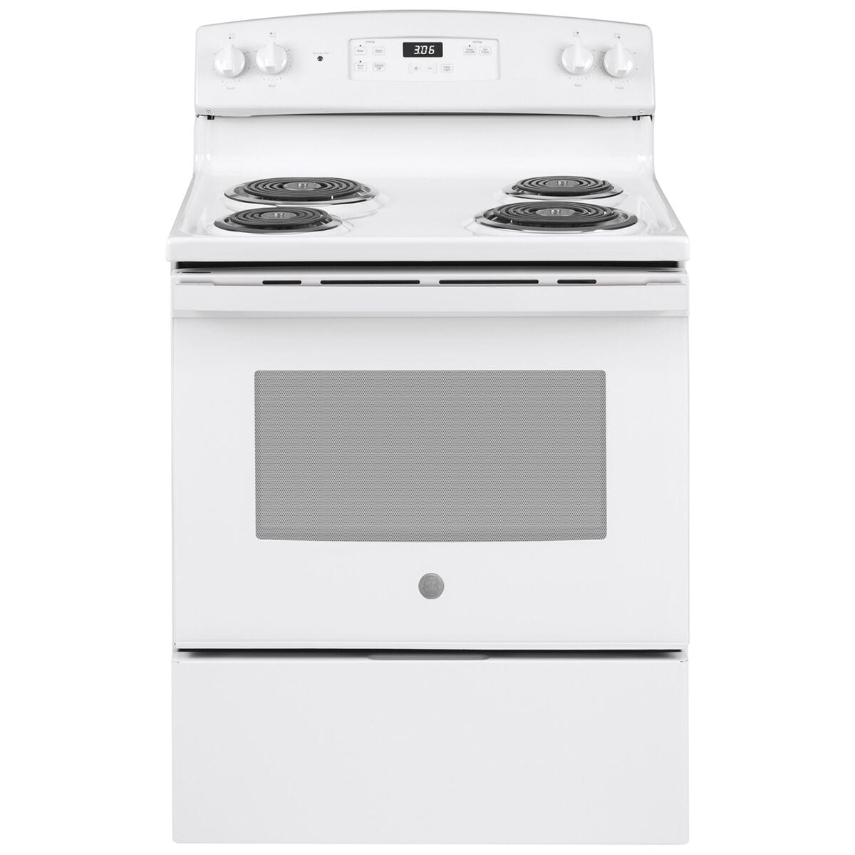 coil top electric range double oven