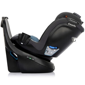 Evenflo Revolve360 Slim 2-in-1 Rotational Car Seat with Quick Clean Cover - Stow Blue, Stow Blue, hires