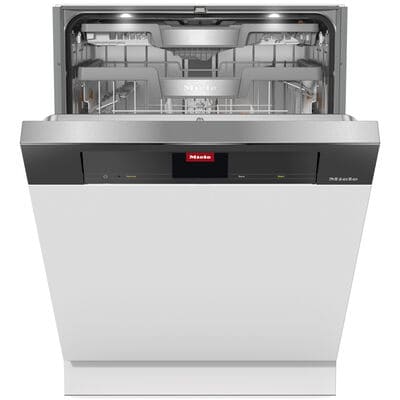 Miele 24 in. Front Control Smart Dishwasher with 39 dBA Sound Level & 3rd Rack - Custom Panel Ready | G7936SCI