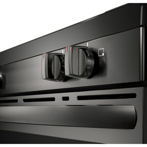 Frigidaire 30 in. 5.3 cu. ft. Air Fry Convection Oven Freestanding Electric Range with 5 Smoothtop Burners - Black Stainless, , hires