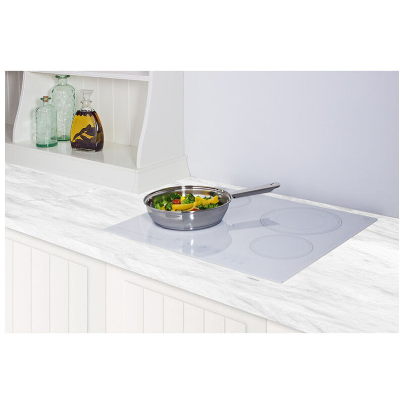 Summit 24 in. Electric Cooktop with 4 Smoothtop Burners - White, , hires