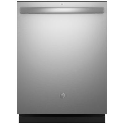 GE 24 in. Top Control Dishwasher with 55 dBA, Sanitize Cycle & Dry Boost - Stainless Steel | GDT535PSRSS