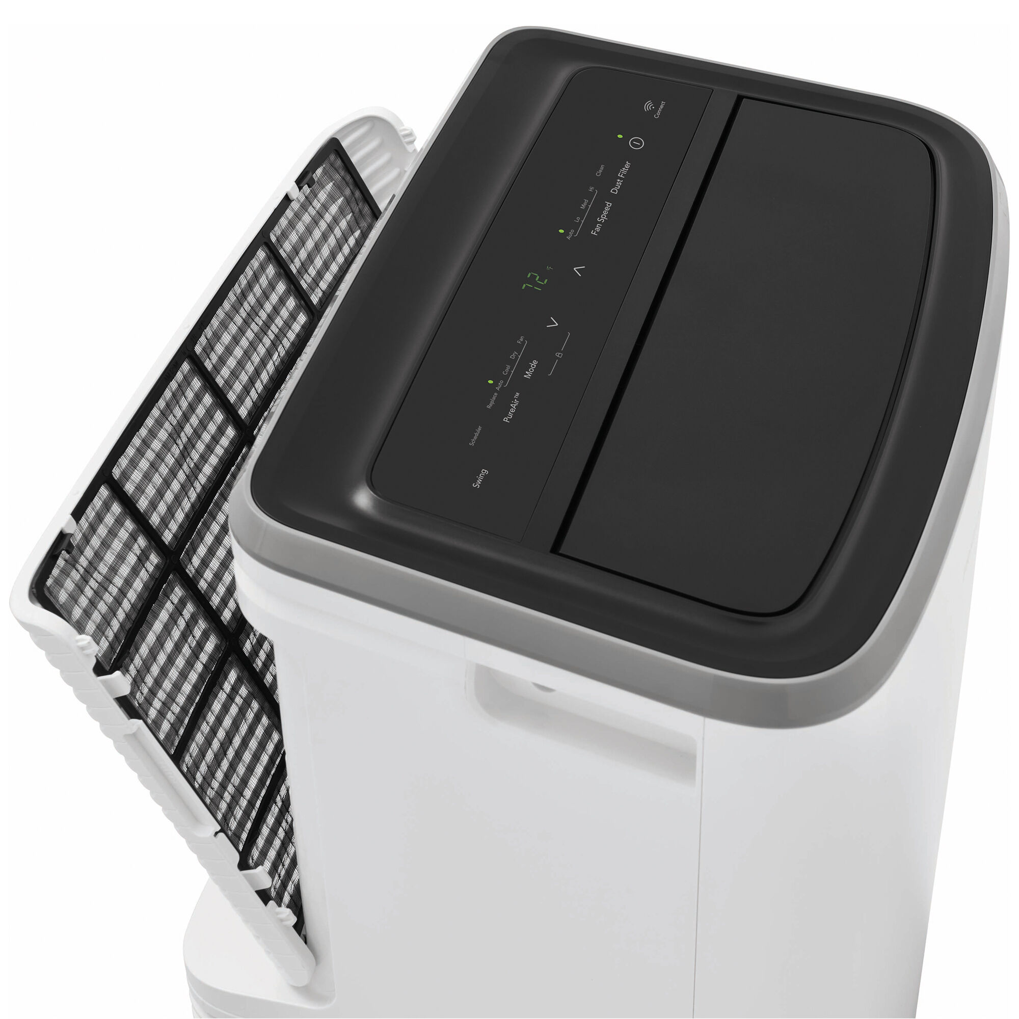 Frigidaire 12,000 BTU (8,000 BTU DOE) Smart Portable Air Conditioner with 3  Fan Speeds, Sleep Mode & Remote Control - White