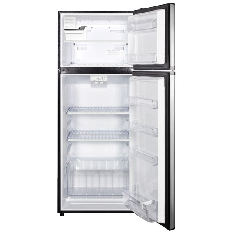 Summit 24 in. 10.3 cu. ft. Counter Depth Top Freezer Refrigerator - Stainless Steel, , hires