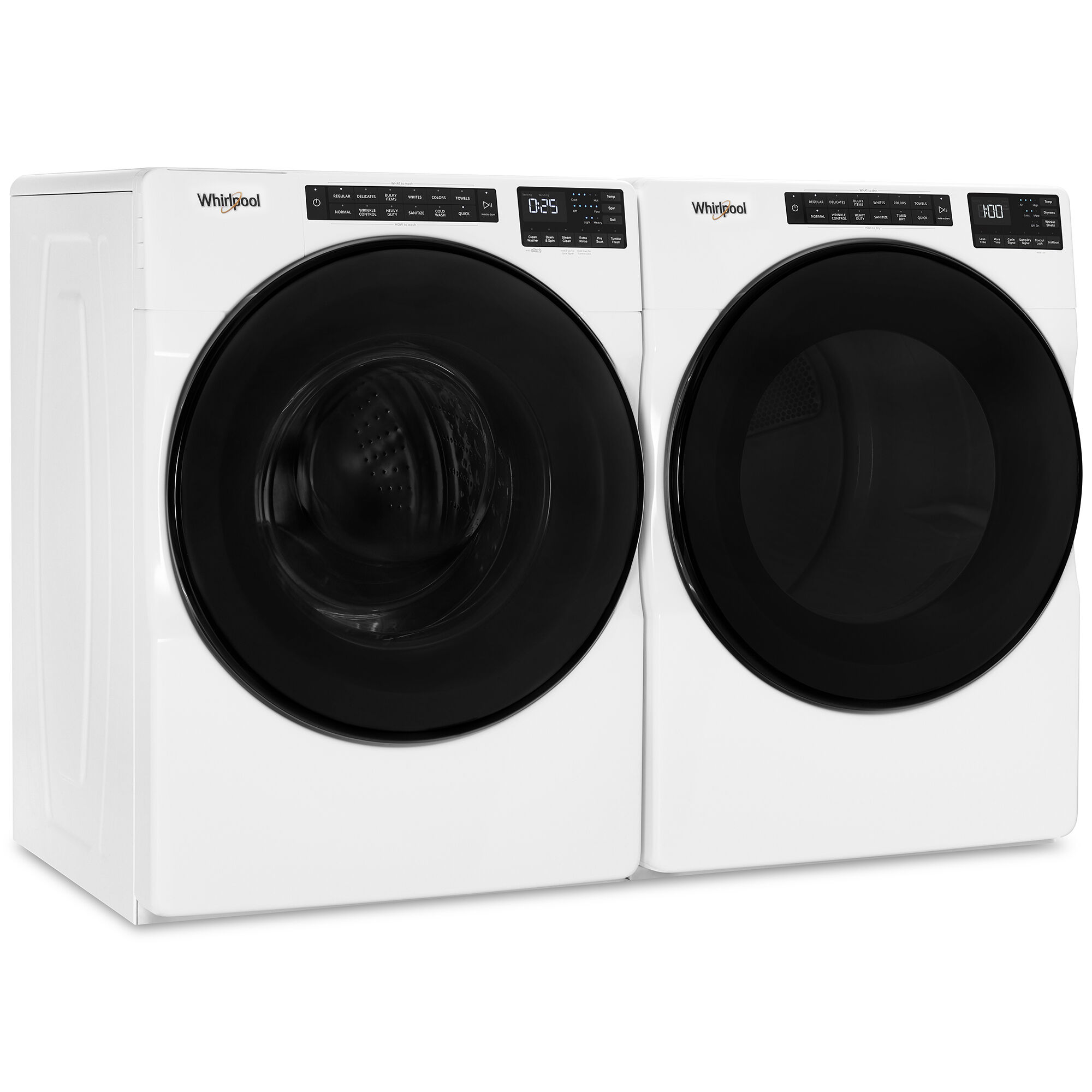 Whirlpool 27 in. 7.4 cu. ft. Stackable Electric Dryer with 36 Dryer  Programs