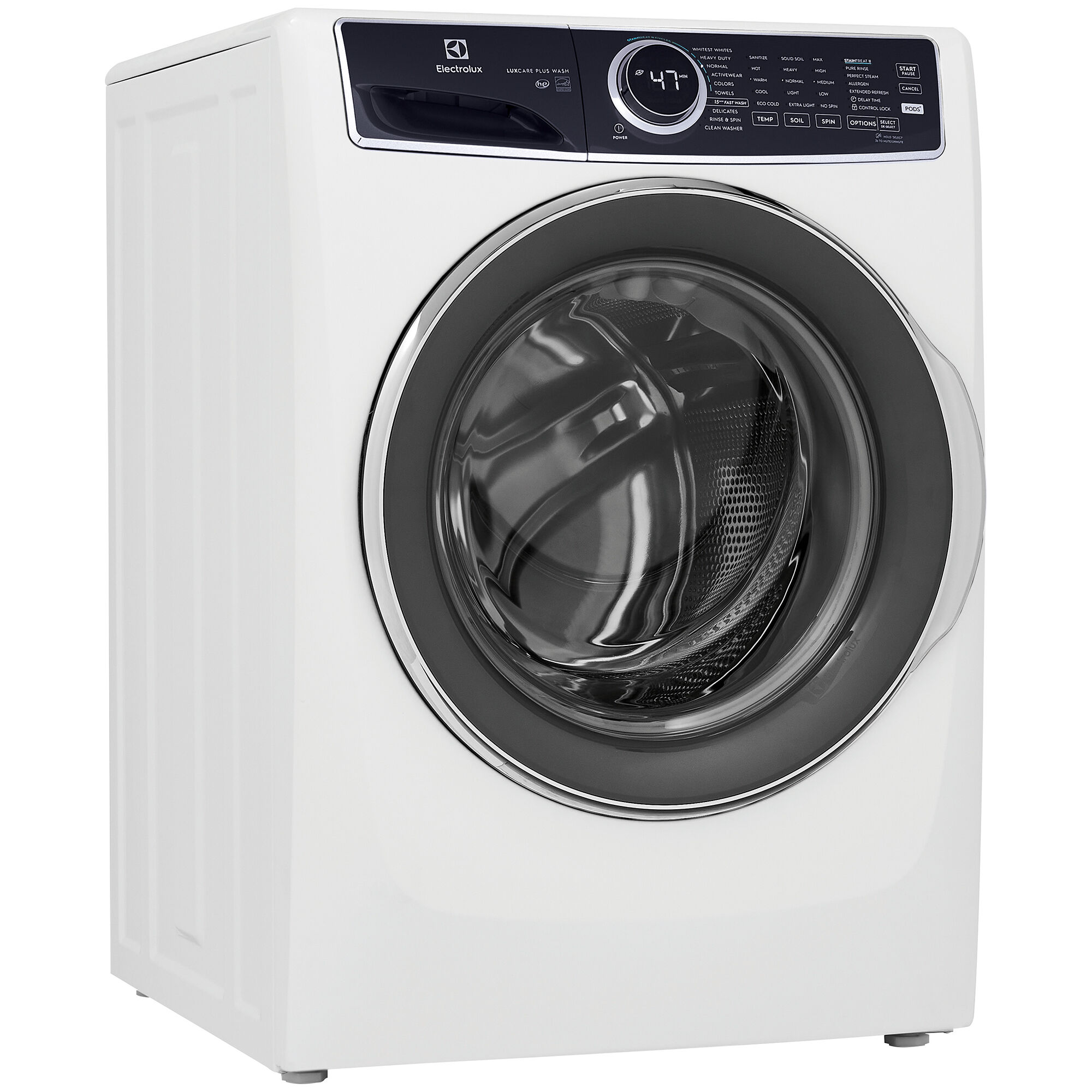 Electrolux 4.5 cu. ft. Stackable Front Load Washer with Perfect Steam &  LuxCare Plus Wash System - White