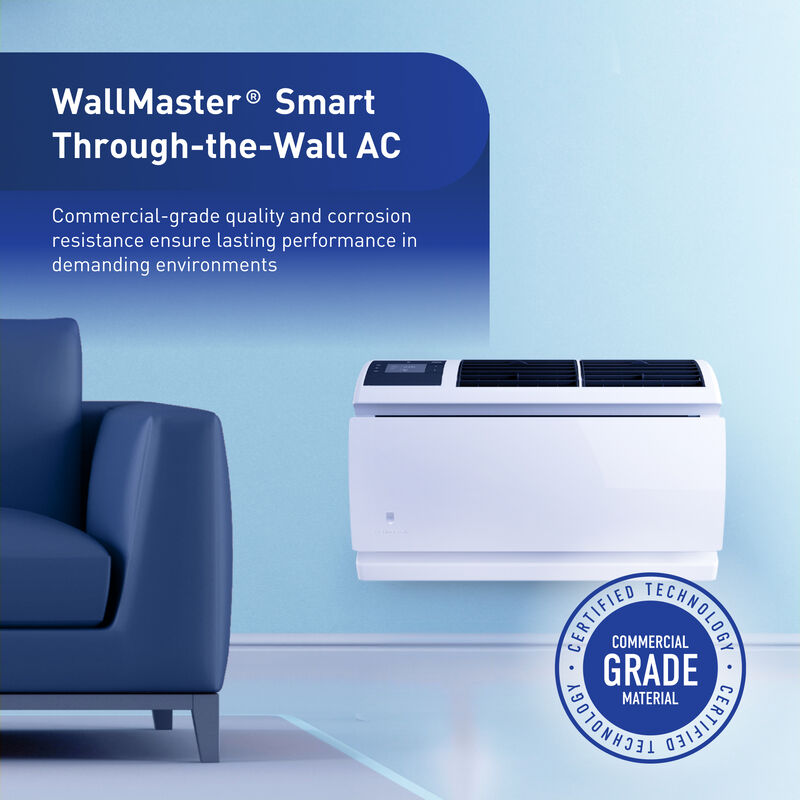 Friedrich WallMaster Series 10,000 110V BTU Smart Through-the-Wall Air Conditioner with 3 Fan Speeds & Remote Control - White, , hires