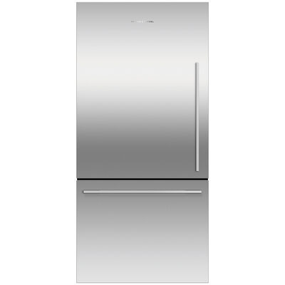GE 31 in. 17.7 cu. ft. Counter Depth Bottom Freezer Refrigerator -  Stainless Steel