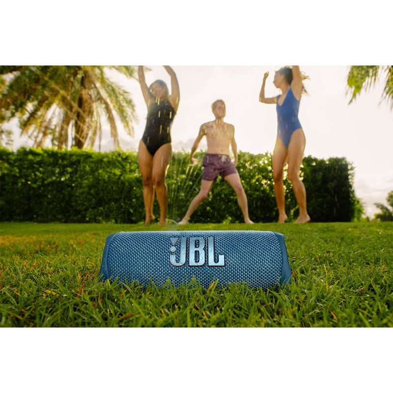 P.C. & 6 Waterproof Speaker Portable JBL Flip Blue Bluetooth Richard | - Son