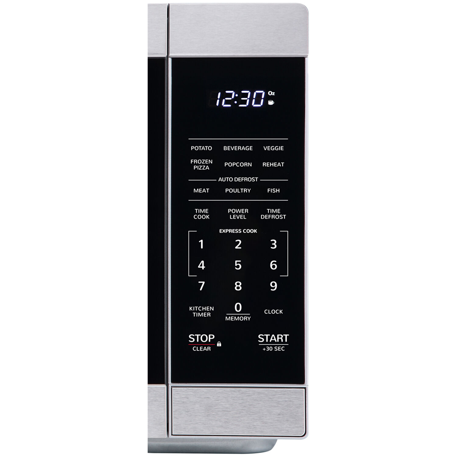 Sharp 21 in. 1.1 cu. ft. Countertop Microwave with 11 Power Levels -  Stainless Steel