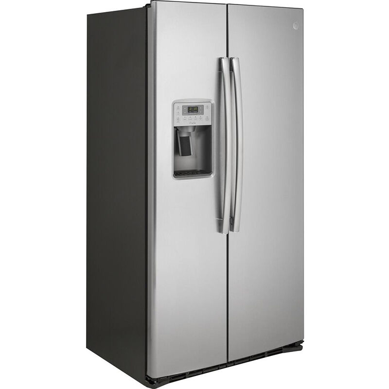 GE Profile 36 in. 21.9 cu. ft. Counter Depth Side-by-Side Refrigerator ...