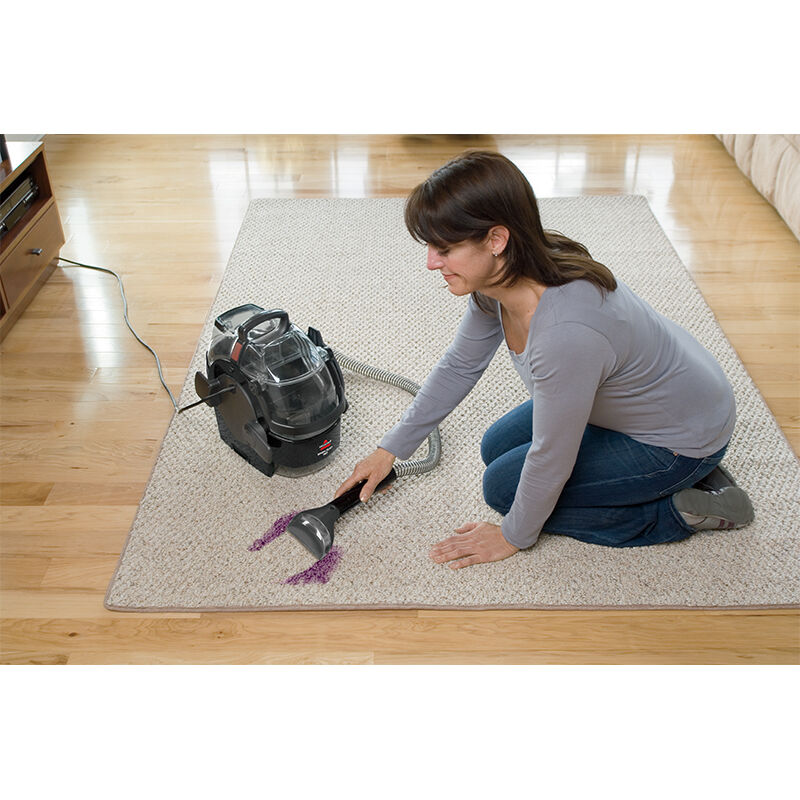 BISSELL SpotClean Black Portable Carpet Cleaner - 3624 for sale