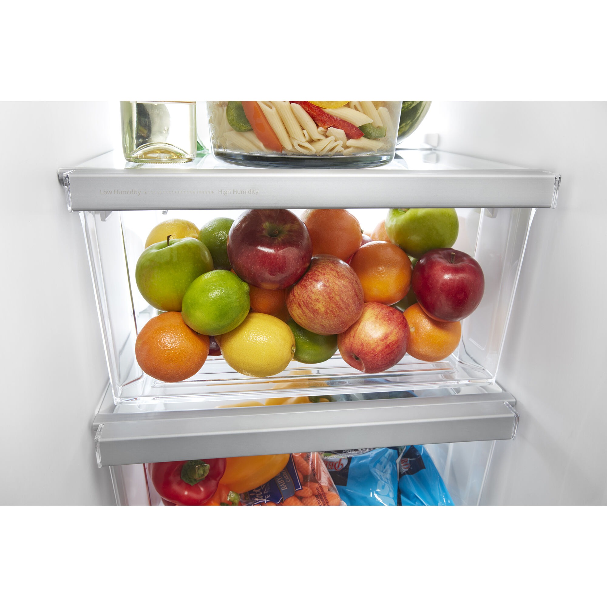 Whirlpool 36 in. 25.1 cu. ft. Side-by-Side Refrigerator - Monochromatic  Stainless Steel