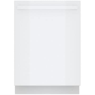 Bosch 100 Series Premium 24 in. Smart Built-In Dishwasher with Top Control, 46 dBA Sound Level, 15 Place Settings, 8 Wash Cycles & Sanitize Cycle - White | SHX5AEM2N