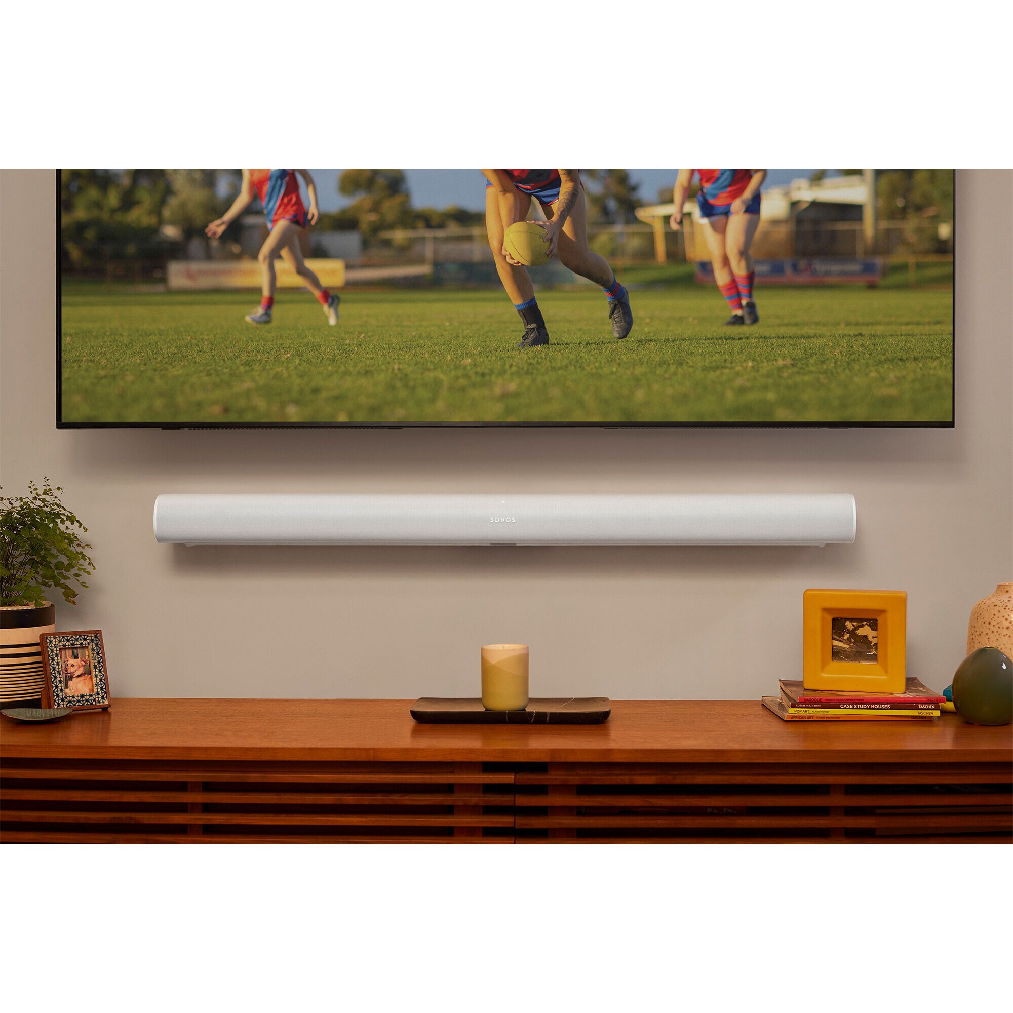 Sonos - Arc Soundbar with Dolby Atmos, Google Assistant and Amazon Alexa -  White