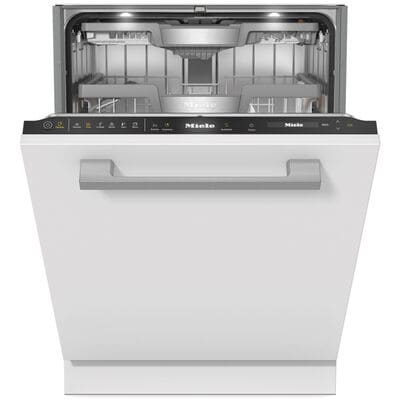 Miele 24 in. Top Control Smart Dishwasher with 39 dBA Sound Level & 3rd Rack - Custom Panel Ready | G7766SCVI