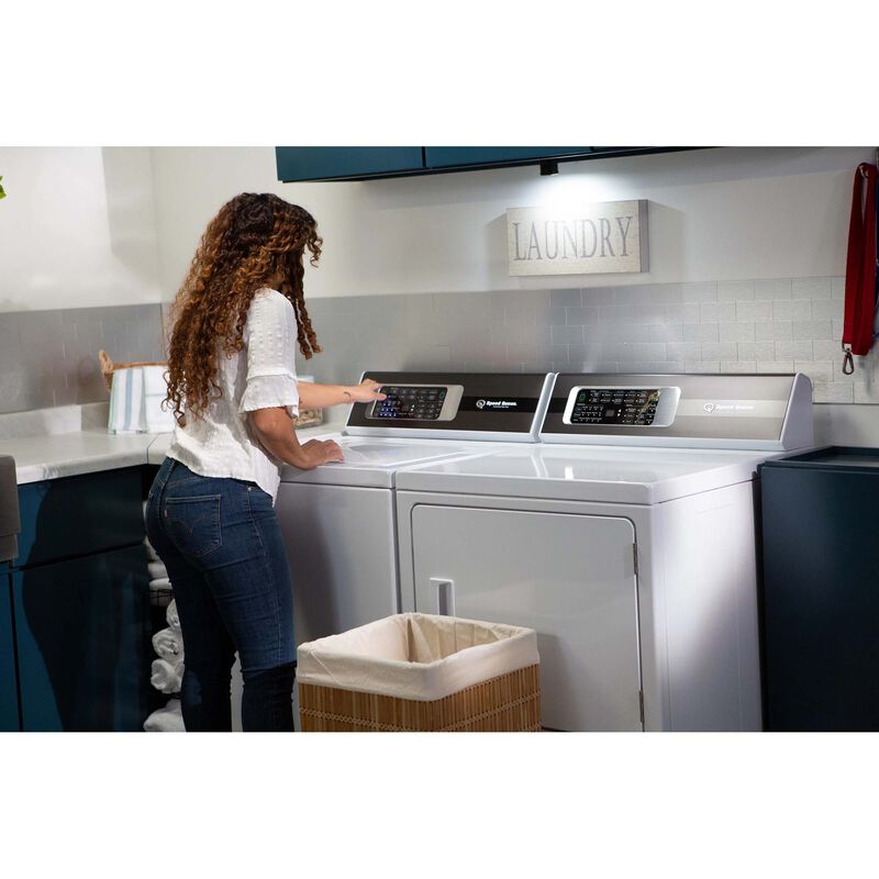 TR7 Ultra-Quiet Top Load Washer with Speed Queen® Perfect Wash™ 8 Special  Cycles 7-Year Warranty