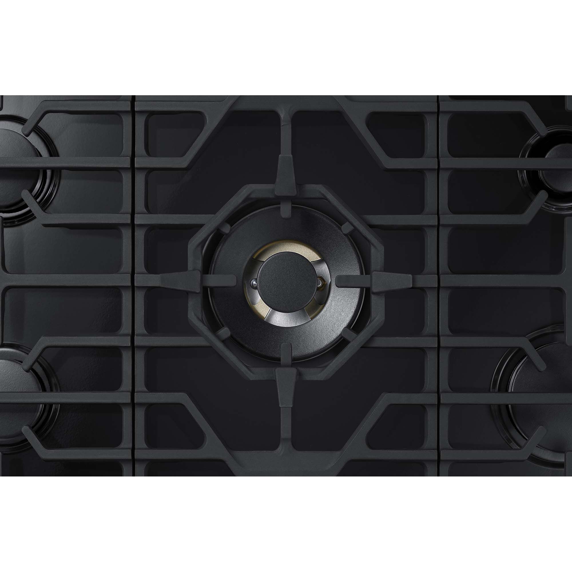 Samsung 36 in. 5-Burner Smart Natural Gas Cooktop with Bluetooth, Griddle,  Simmer Burner & Power Burner - Black Stainless Steel