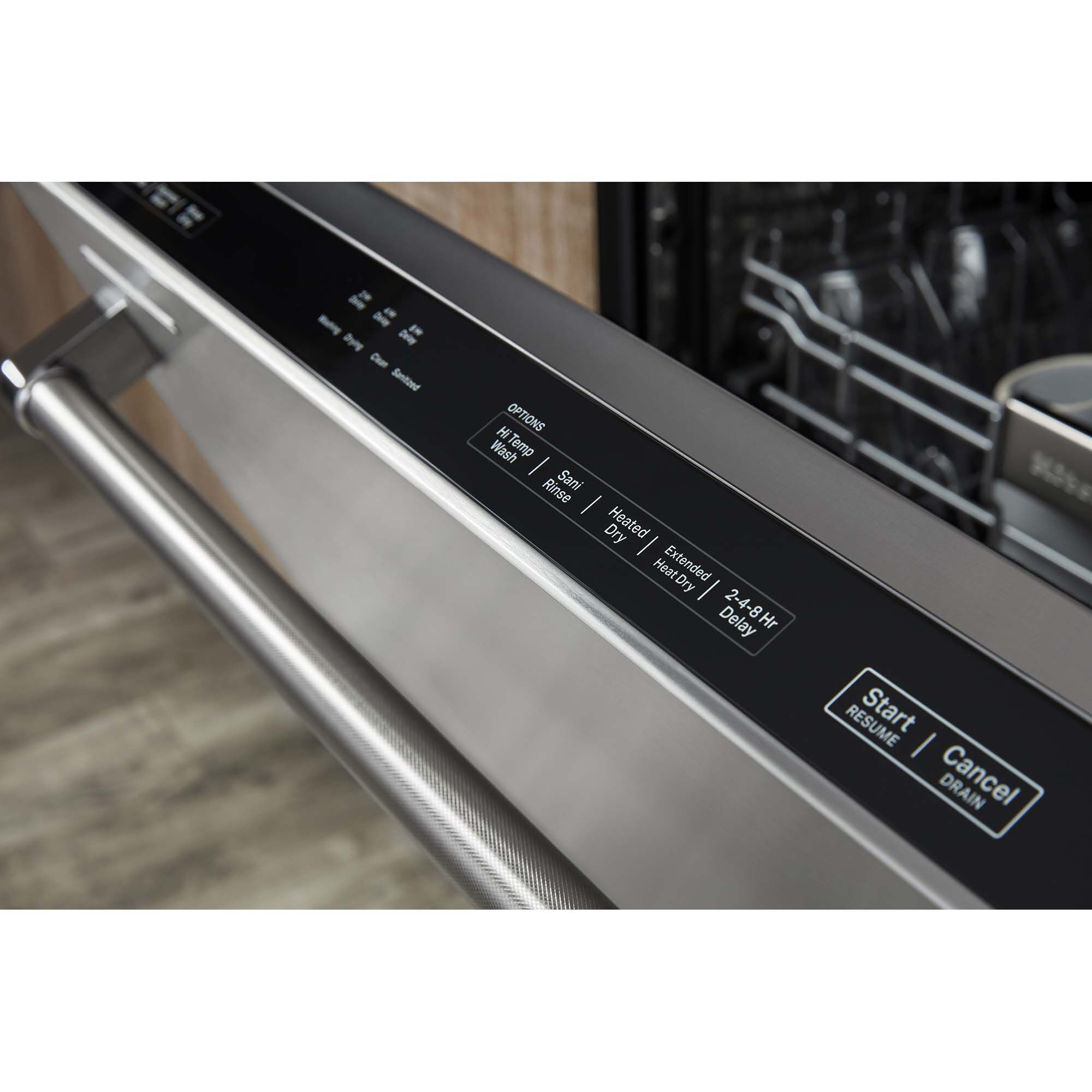 Kitchenaid top control deals dishwasher