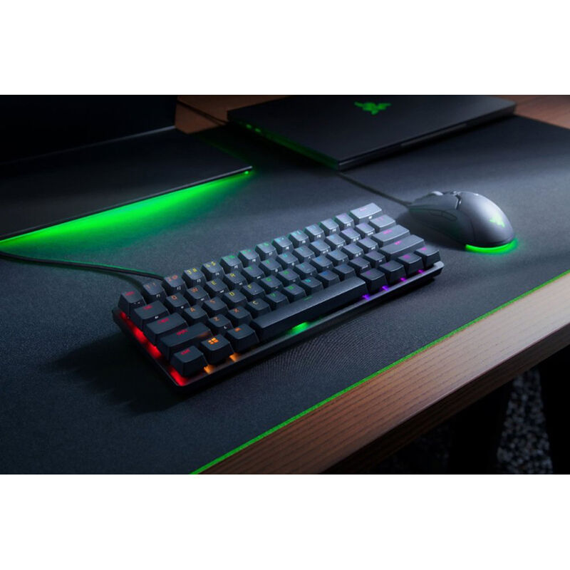 Razer Huntsman Mini Special Edition, 60% Form Factor, Linear Optical PC  Gaming Keyboard, Black/White 