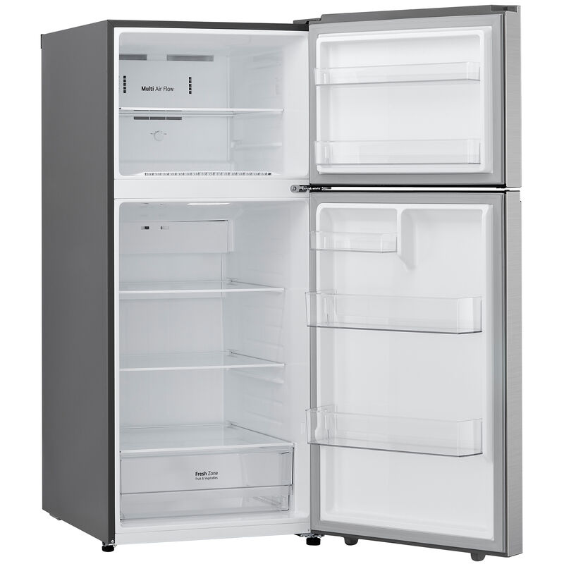 LG 28 in. 17.5 cu. ft. Top Freezer Refrigerator - PrintProof Stainless ...