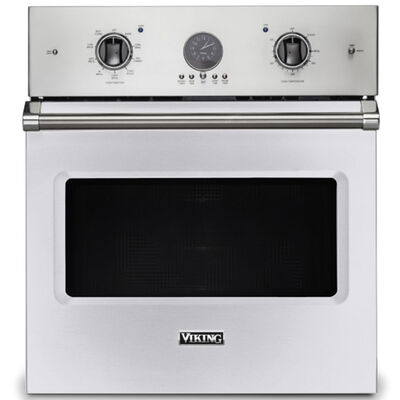 Viking 5 Series 27" 4.1 Cu. Ft. Electric Wall Oven with True European Convection & Self Clean - White | VSOE527WH