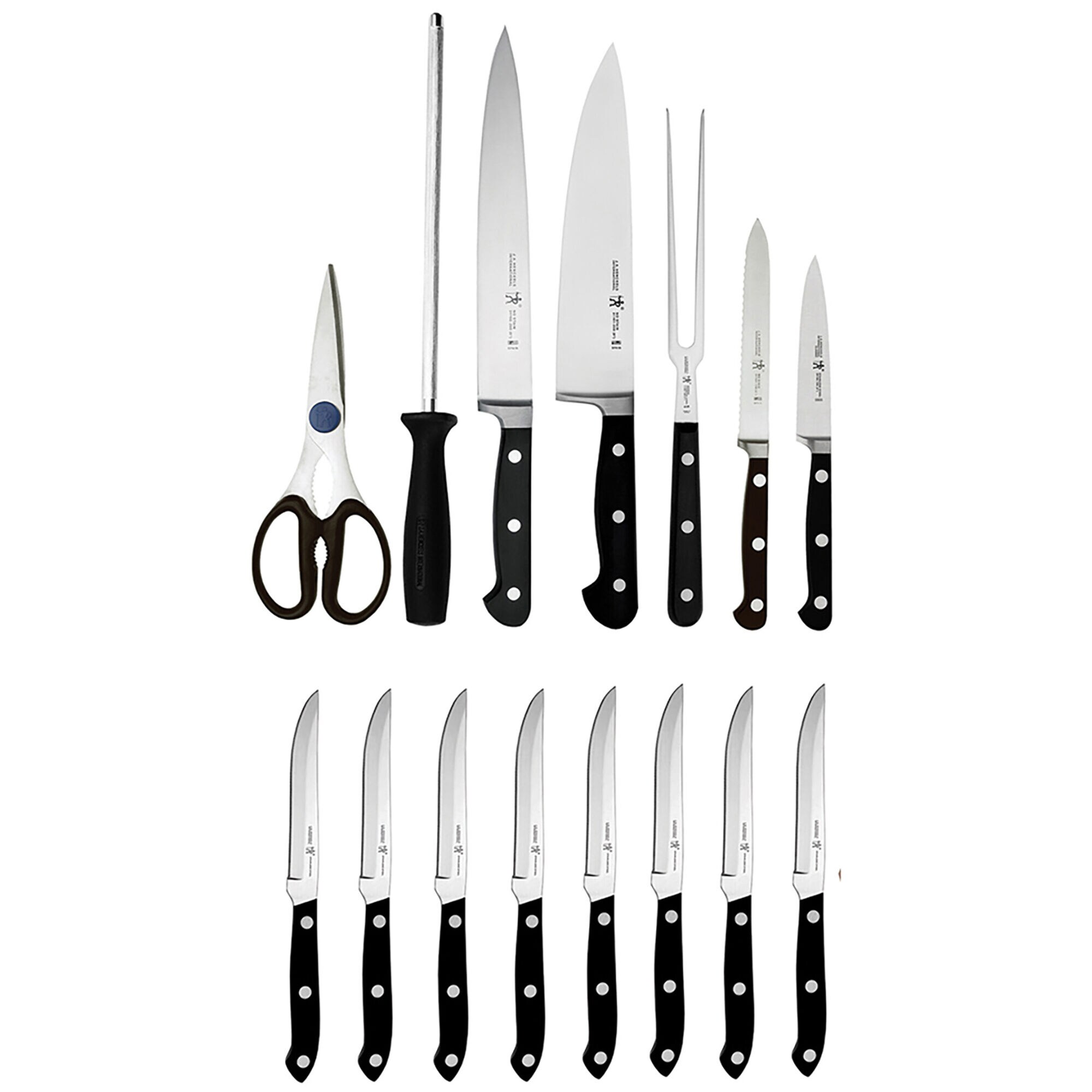 henckels classic forged knife block set