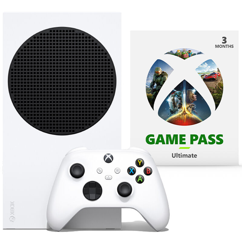 Xbox Series S 512GB All-Digital Starter Bundle Console with Xbox Game Pass  (Disc-Free Gaming) - White