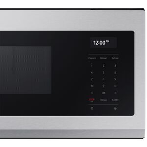 Samsung 30 in. 1.1 cu. ft. Low Profile Smart Over-the-Range Microwave with 550 CFM & Sensor Cooking - Stainless Steel, Stainless Steel, hires