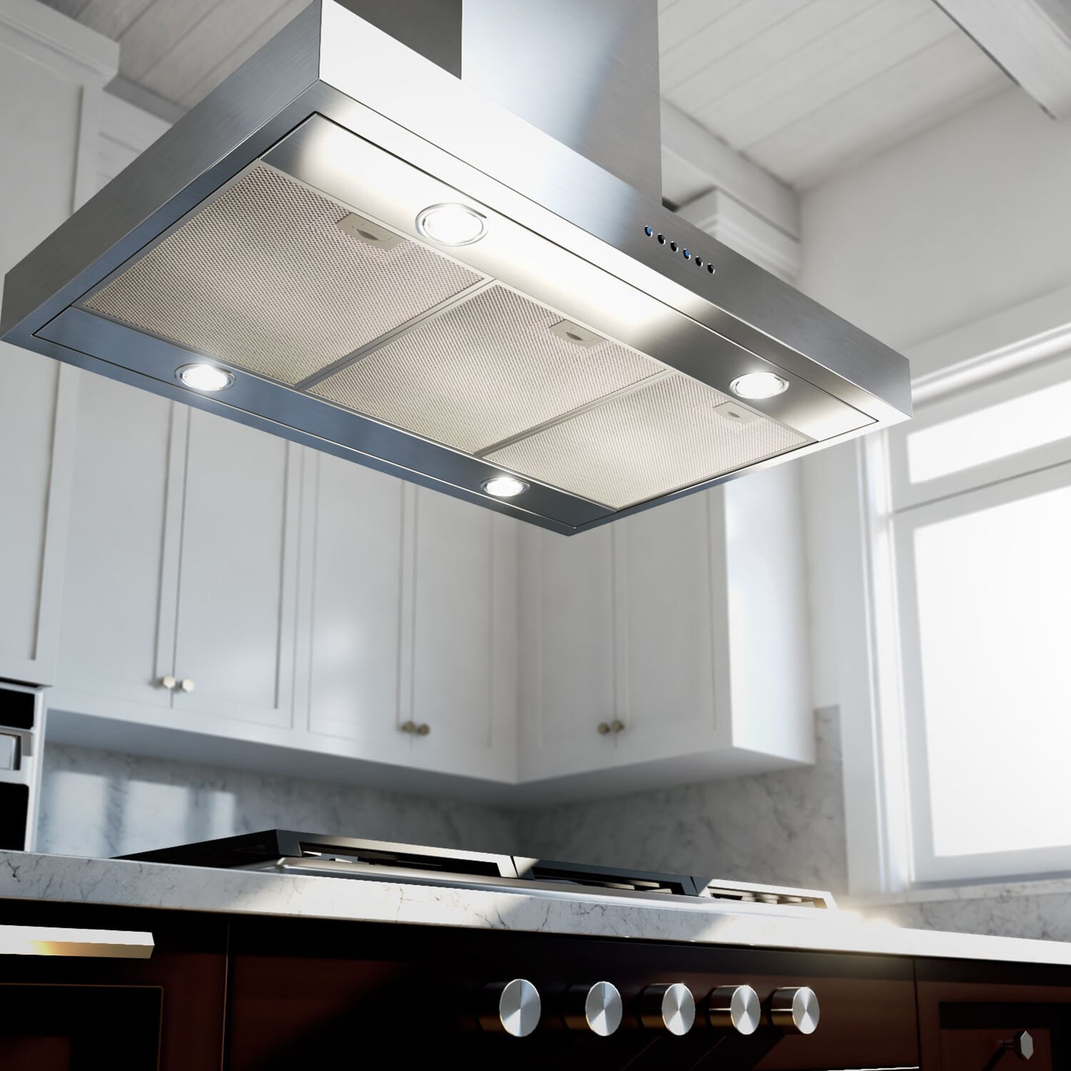 xo range hood blinking light