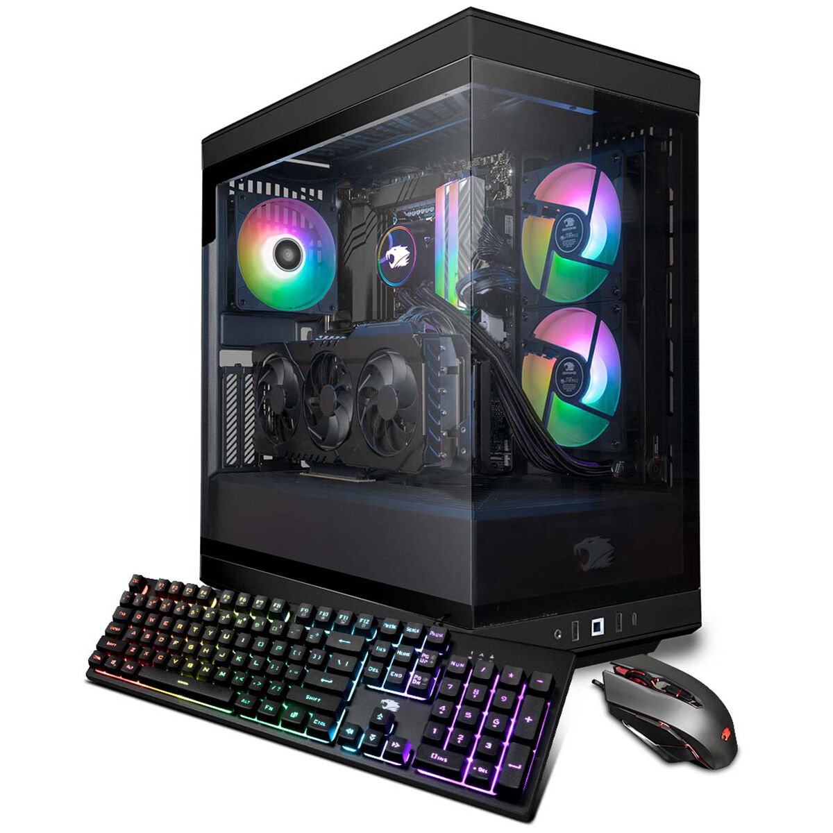 iBUYPOWER Gaming PC Computer Desktop Y40311A-AMD Ryzen 7 7700x 4.5 GHz (5.4  GHz Max Turbo), Geforce RTX 4070 Ti 12GB, 32GB 5200 MHz DDR5 RAM, 