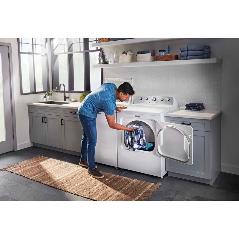 Maytag 28 in. 4.7 cu. ft. Top Load Washer with 2-in-1 Removable Agitator - White, , hires