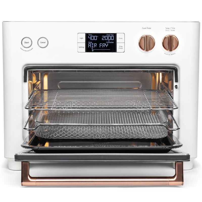 Oster Air Fryer Oven, 10-in-1 Countertop Toaster Oven, XL Fits 2 16  Pizzas, Stainless Steel French Doors