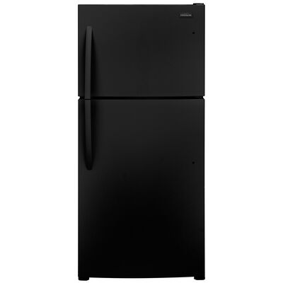 Frigidaire 30 in. 20.0 cu. ft. Top Freezer Refrigerator - Black | FFHT2022AB