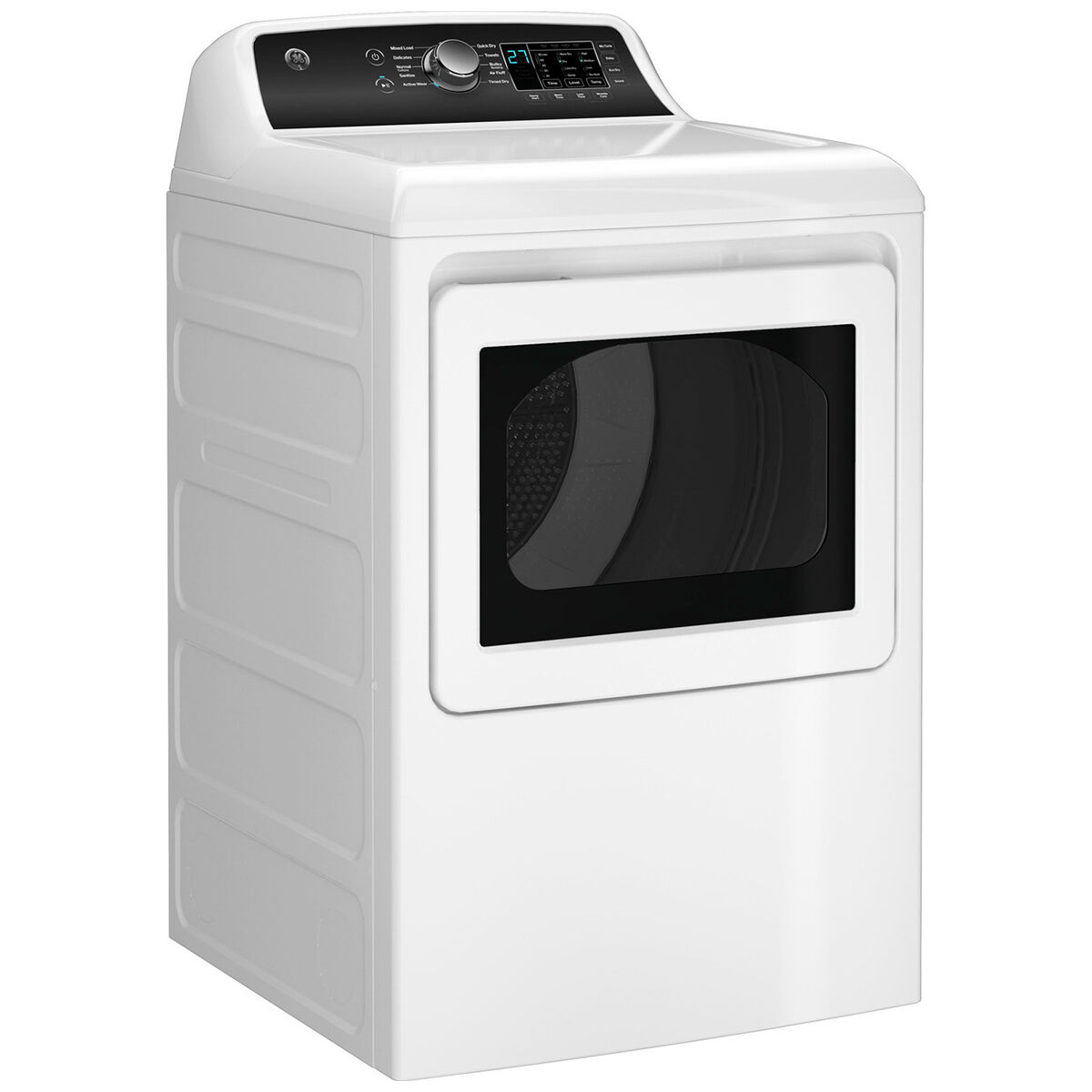 GE 27 in. 7.4 cu. ft. Electric Dryer with Sanitize Cycle & Sensor Dry -  White
