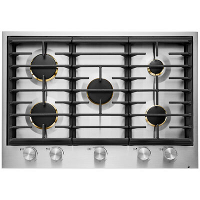 JennAir Euro-Style Series 36 Gas Cooktop with 5 Sealed Burners - Stainless  Steel