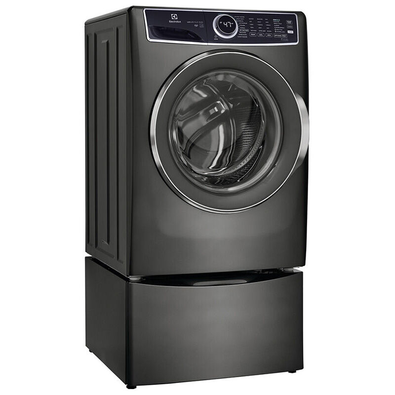 Electrolux 27 in. 4.5 & Son Richard | Steam Load Wash Titanium Perfect Plus & with LuxCare - ft. cu. Front P.C. Washer Stackable