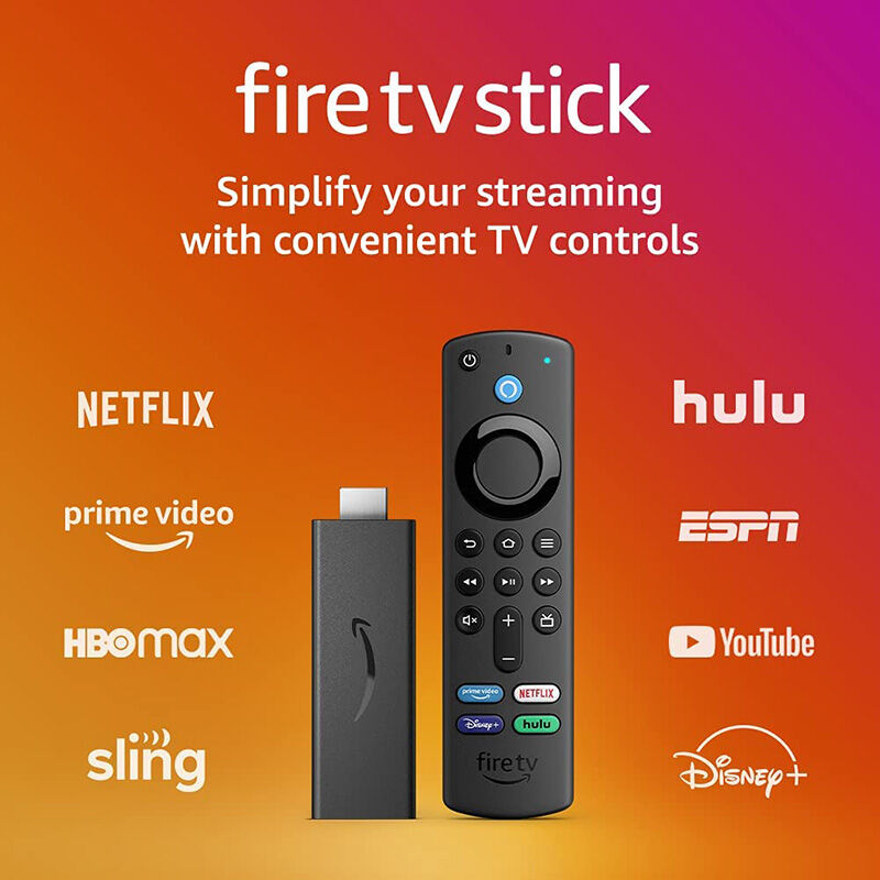 Amazon Fire TV Stick with Alexa Voice Remote (includes TV controls
