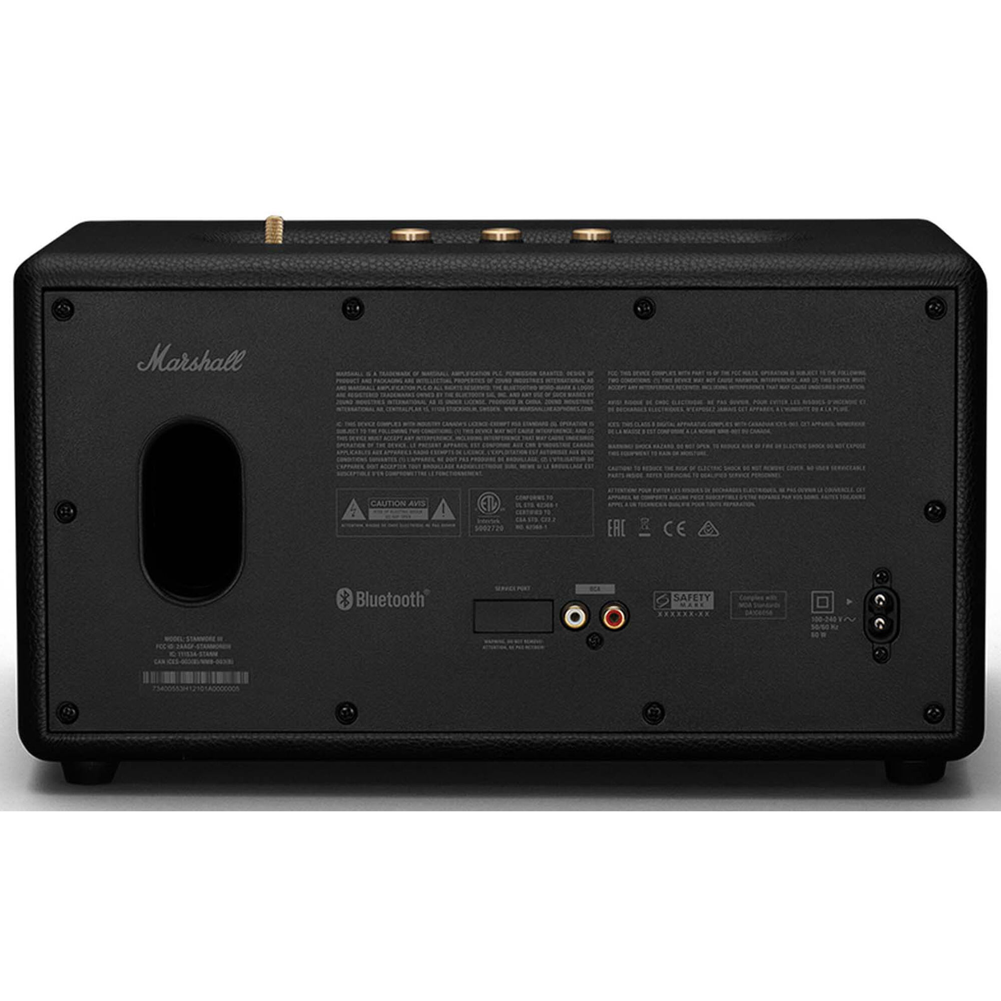 Marshall Stanmore III Bluetooth Speaker - Black | P.C. Richard & Son