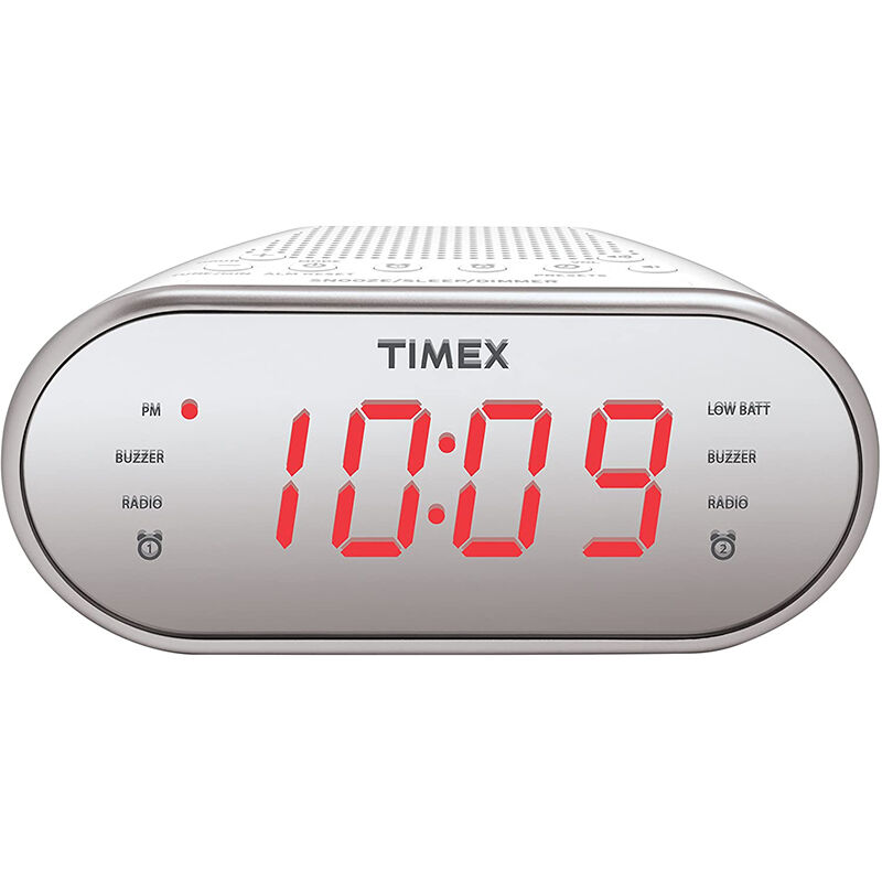 Timex AM/FM Dual Alarm Clock Radio with Digital Tuning, 1.2