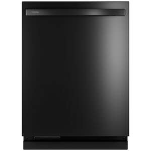 GE Profile 24 in. Top Control Smart Dishwasher with 39 dBA Sound Level, 3rd-Rack & Microban Antimicrobial Technology - Fingerprint Resistant Black Stainless, , hires