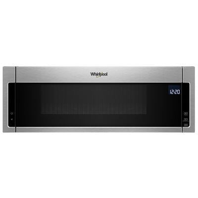 Whirlpool 30 in. 1.1 cu. ft. Low Profile Over-the-Range Microwave with 400 CFM & Sensor Cooking - Fingerprint Resistant Stainless Steel | WML75011HZ