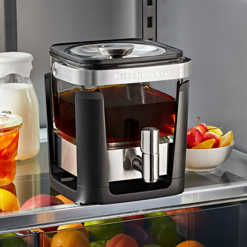 Kitchenaid's compact cold brew gadget is made to live in your fridge -  Video - CNET