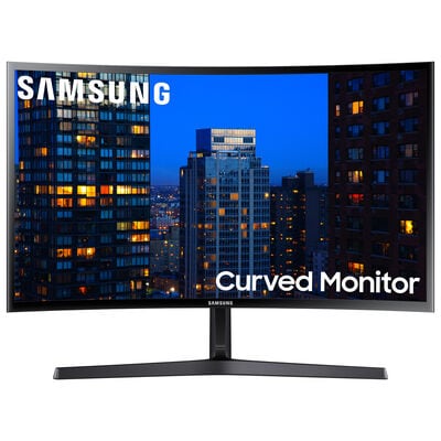 Samsung - 27" CF39 FHD AMD FreeSync Curved Monitor with Super Slim Design - Glossy Black | LC27F398FWNX