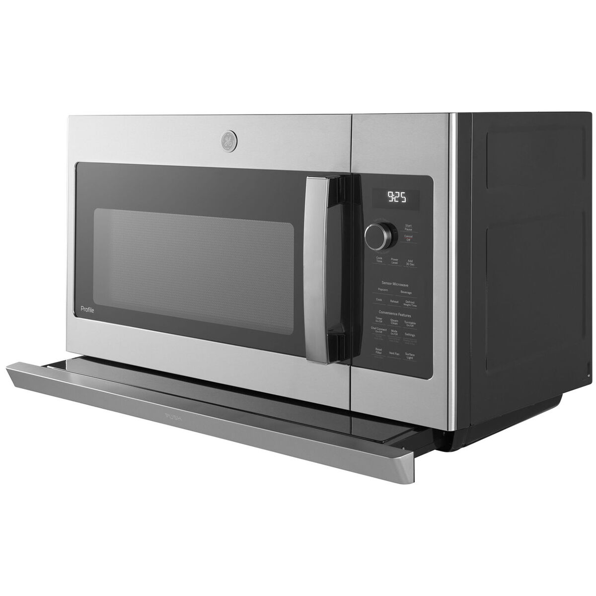 GE Profile 30inch 2.2 Cu. Ft. Over-the-Range Microwave with 10 Power  Levels, 400 CFM & Sensor Cooking Controls - Stainless Steel