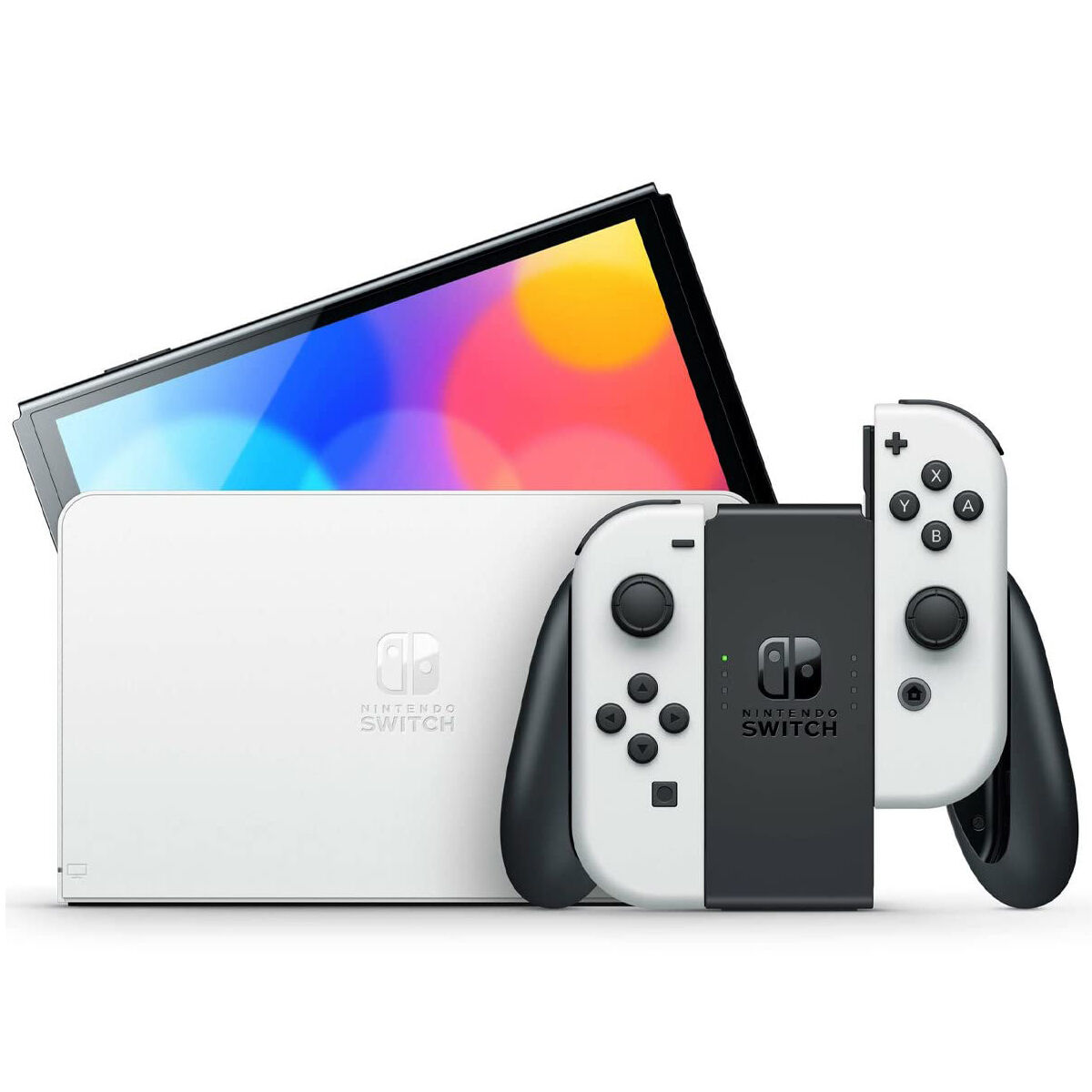 Nintendo Switch (OLED model) w/ White Joy-Con | P.C. Richard & Son