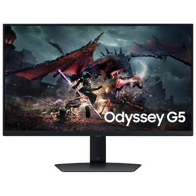 Samsung - Odyssey G50D 32" QHD IPS 180Hz 1ms AMD FreeSync Gaming Monitor with HDR 400 (DisplayPort, HDMI) - Black | LS32DG502ENX